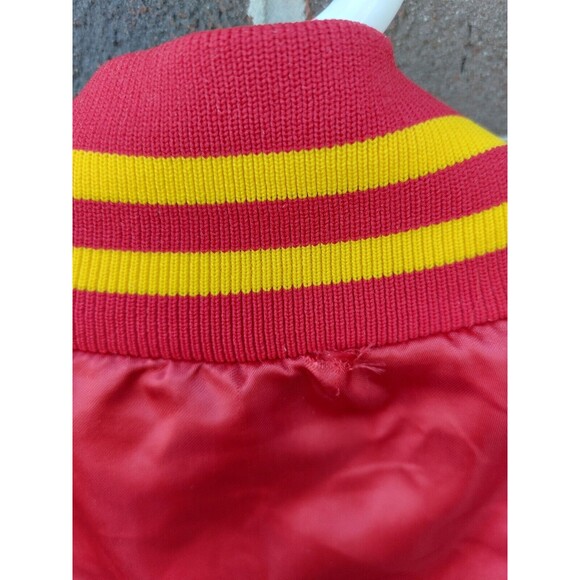 Vintage US Marines Satin Bomber Jacket XL Mens Varsity Military Snap USA - Picture 5 of 5